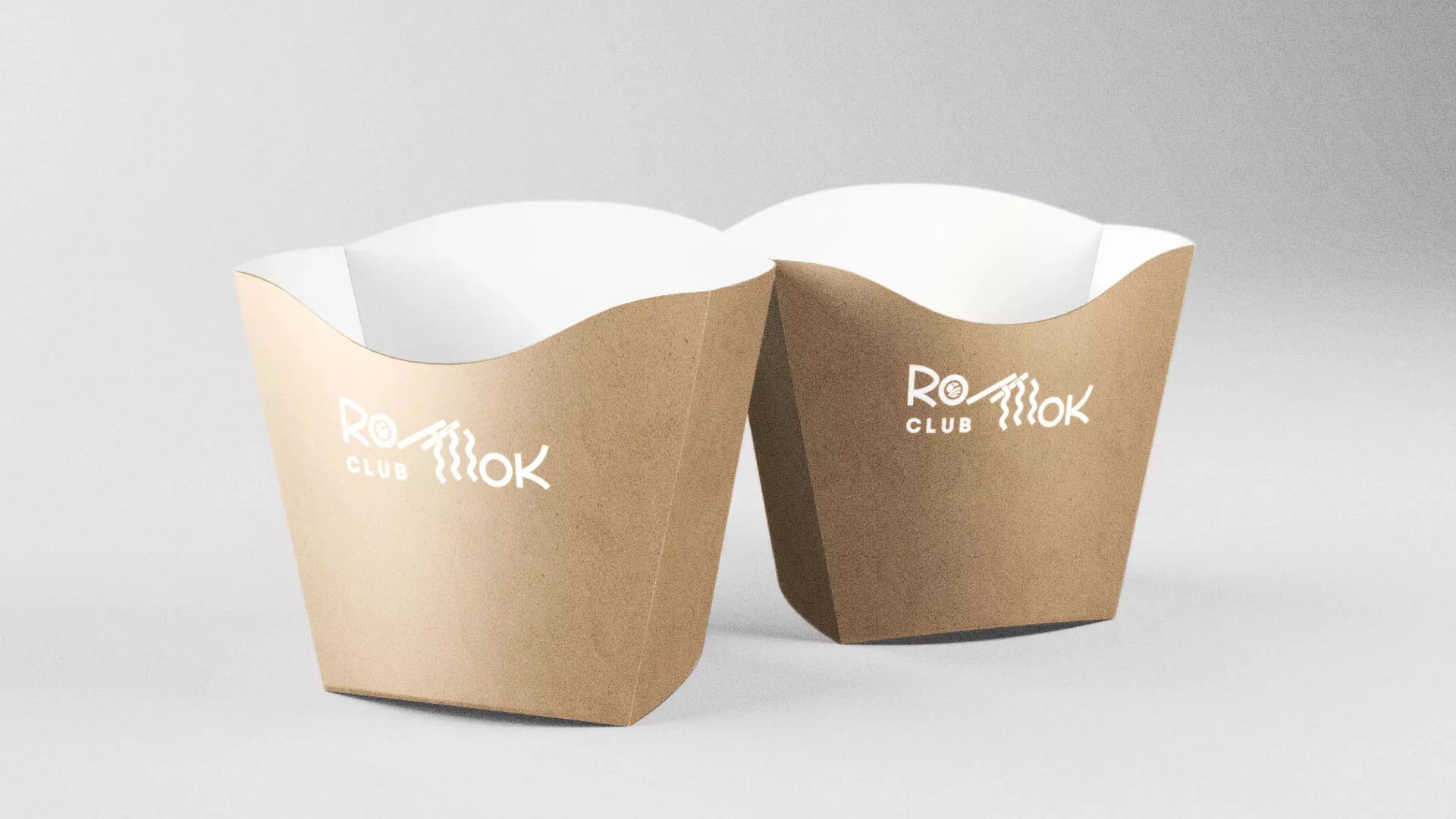 Создание логотипа суши-бара «Roll Wok Club» в Балтийске